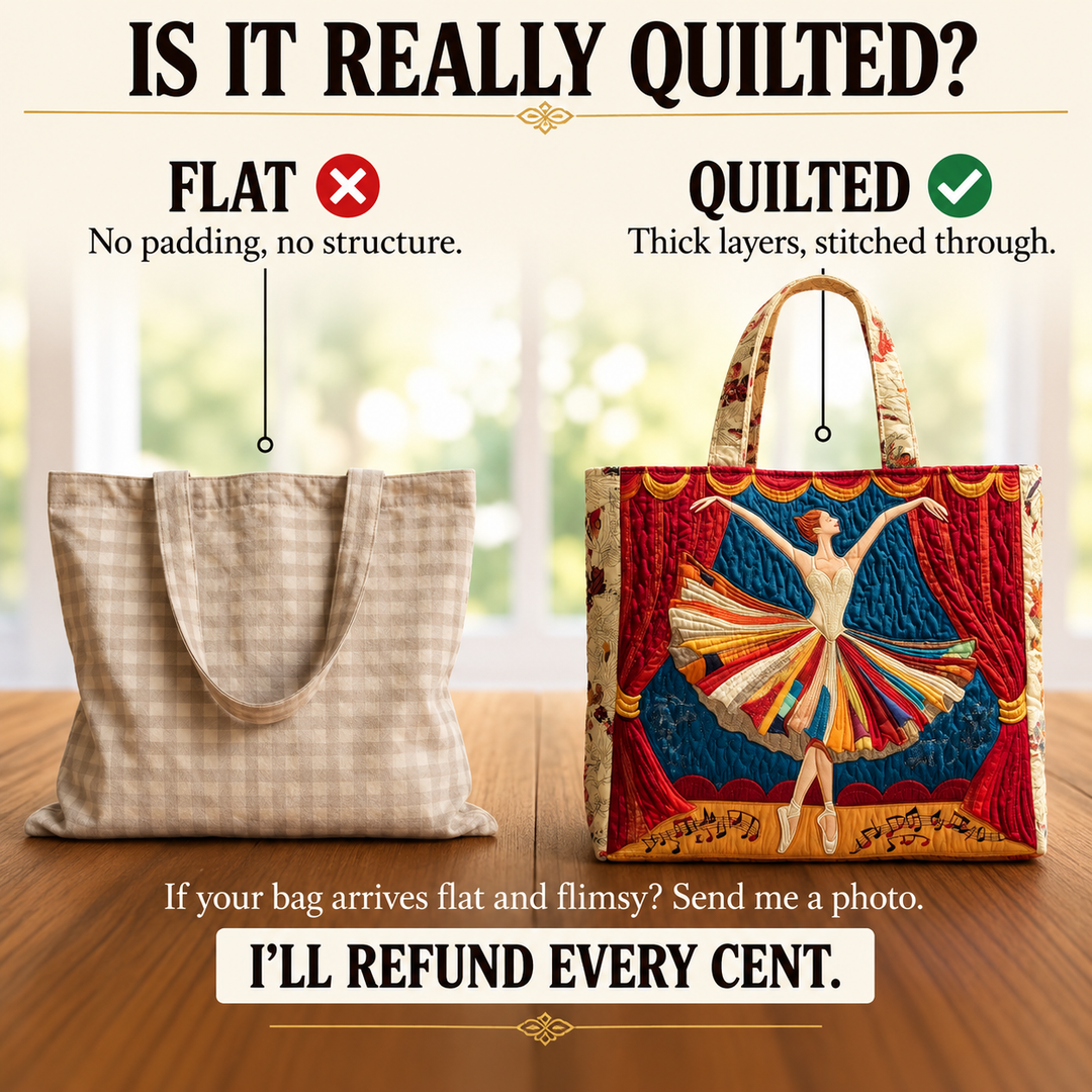 Quilted Bag - Elegant Ballerina