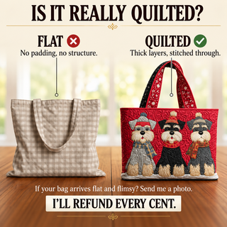 Artisanal Bag - Trio of Schnauzers