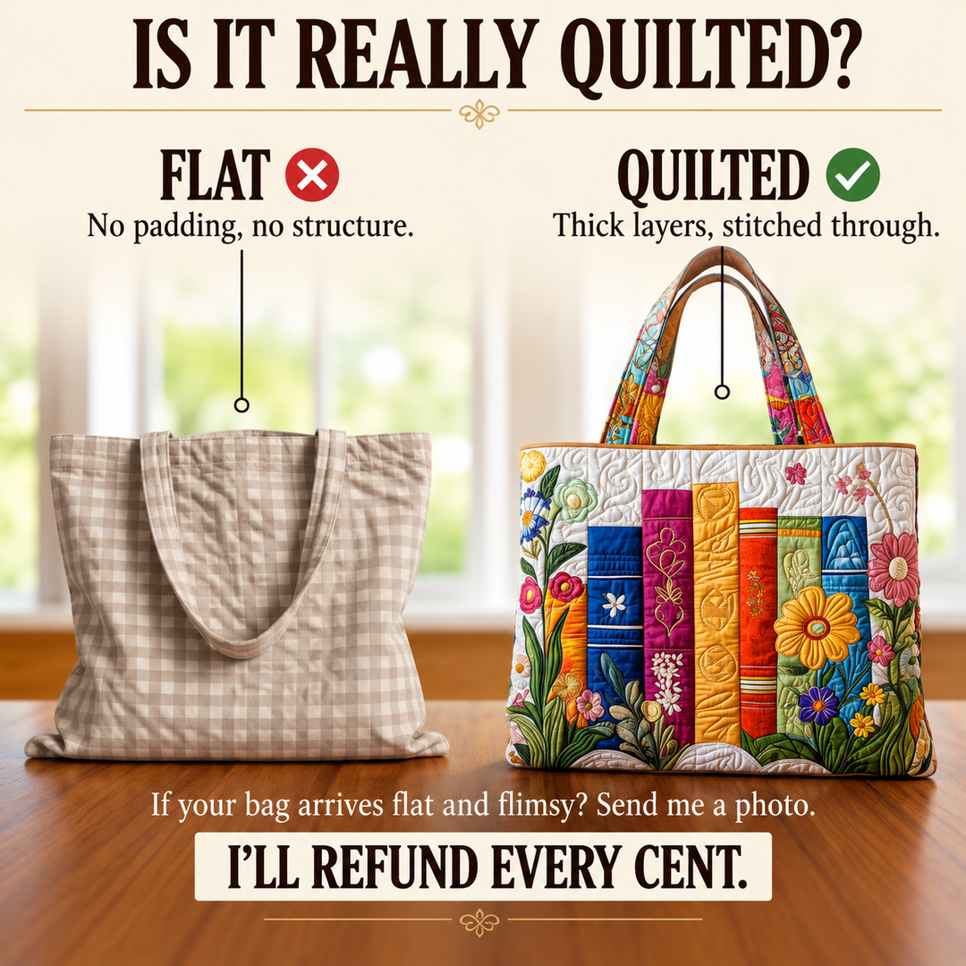 Artisanal Bag - Floral Library