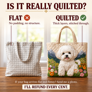 Artisan Quilted Bag - Enchanted Dog