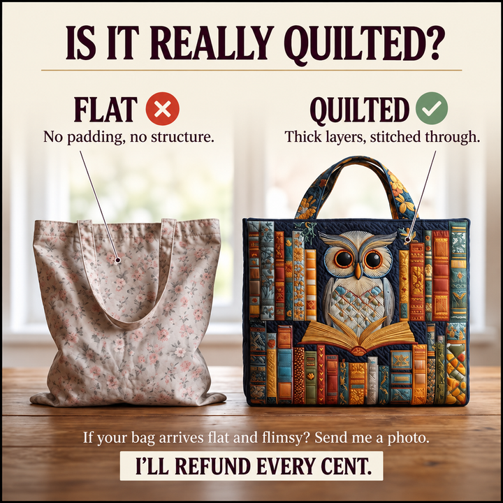 Artisan Tote - Owl and Vintage Books